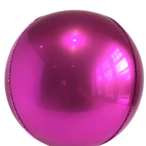Orbz Shape Foil Balloons | Hot Pink Color