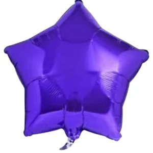 Star Shape Foil Balloon | Purple Color