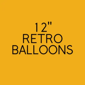 12" Retro Balloons