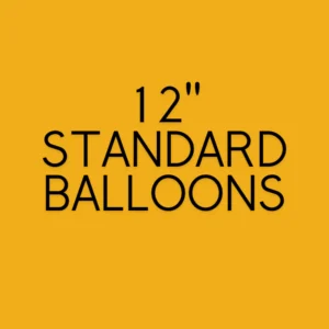 12" Standard Balloons