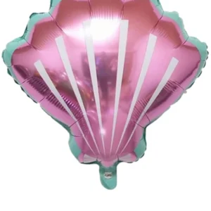 16'' Pink Seashell Theme Foil Balloon