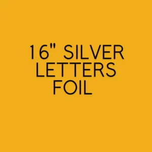 16'' Silver Letter Foil Balloons