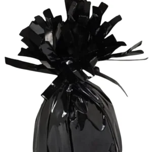 170g Black Foil wrapped Balloon Weight