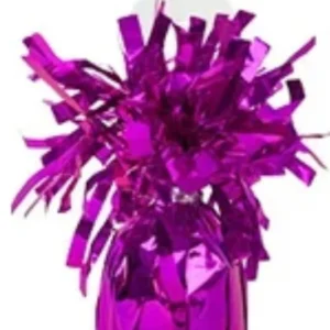 170g Hot Pink Foil wrapped Balloon Weight
