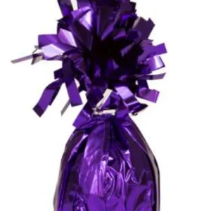 170g Purple Foil wrapped Balloon Weight