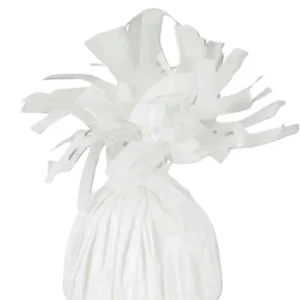 170g White Foil wrapped Balloon Weight