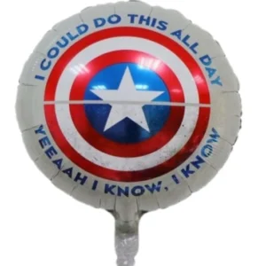 18'' Avengers Shield Theme Foil Balloon