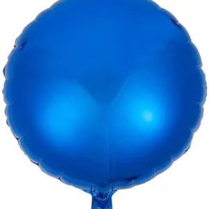 18" Blue Round Shape Foil Balloon