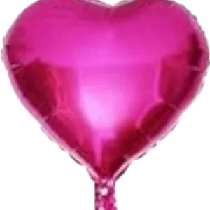 18" Hot Pink Heart Shape Foil Balloon