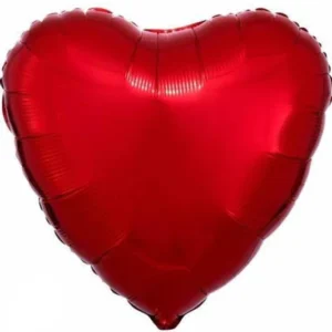 18" Red Heart Shape Foil Balloon