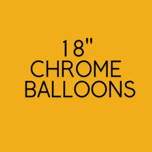 18" Chrome Balloons