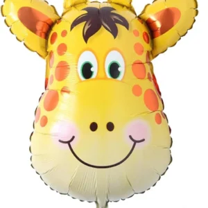 20'' Giraffe Face Theme Foil Balloon