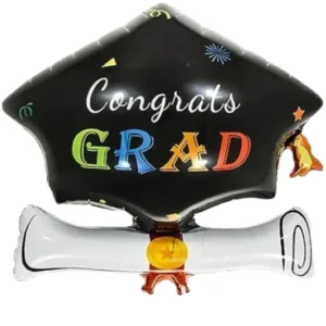22'' Graducation Hat Graduation Foil Balloon