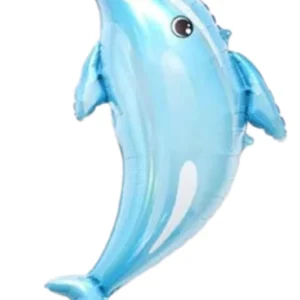 27'' Blue Dolphin Theme Foil Balloon