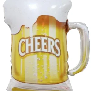 28'' Cheers Beer Mug Theme Foil Balloon