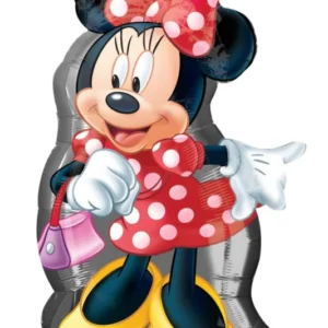30'' Mini Mouse Red With Bag Super shape Theme Foil Balloon