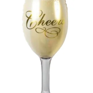 38'' Wine Glass Cheers Theme Foil Balloon