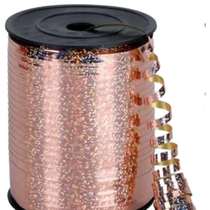 3 by 16'' 500 Yards Metalic Rose Gold Curling Ribbon
