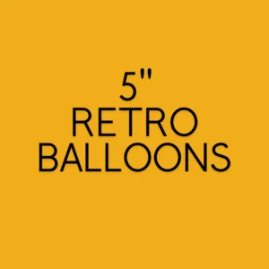 5" Retro Balloons