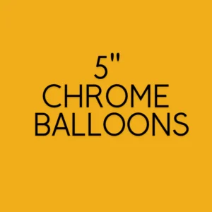 5" Chrome Balloons