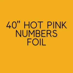 40" hot pink foil balloons