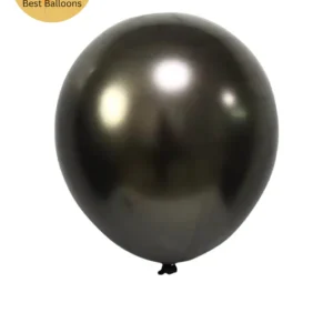 18" Chrome Balloons | Black Color