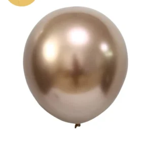 18" Chrome Balloons | Champagne Color