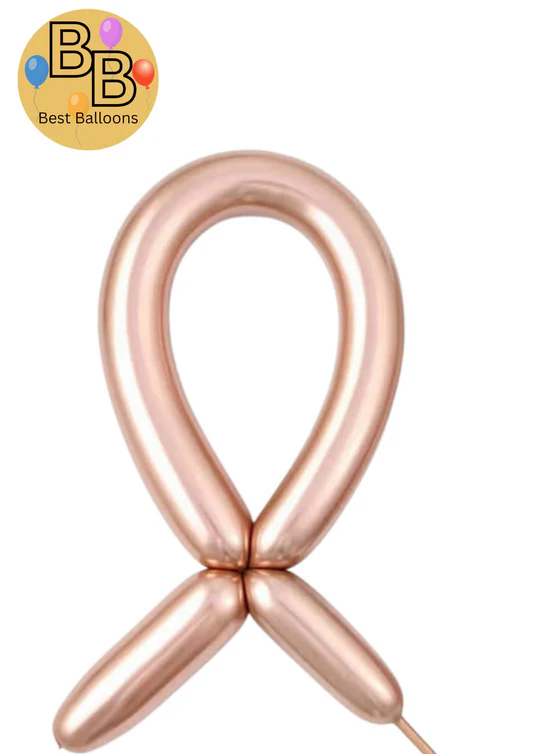 260B Chrome Magic Balloons | Champgne Color
