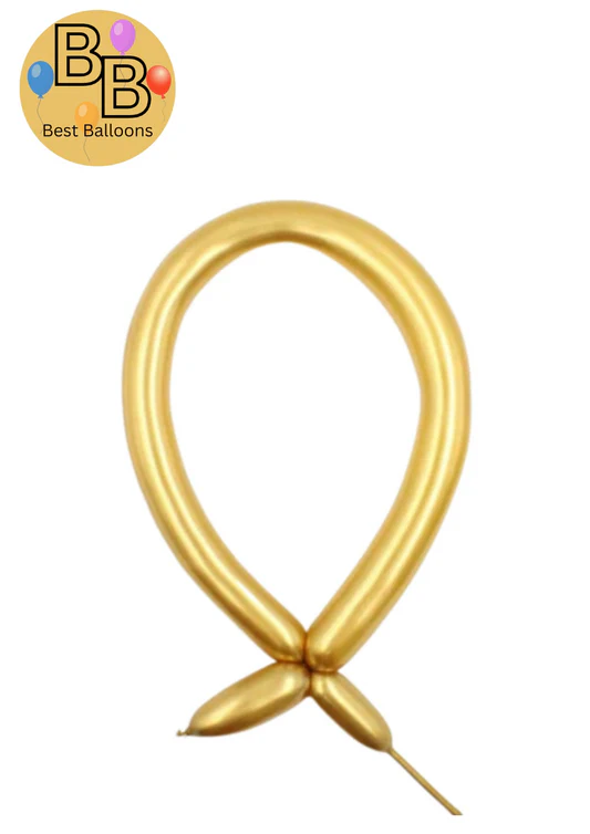 260B Chrome Magic Balloons | Gold Color