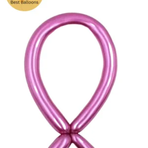 260B Chrome Magic Balloons | Hot Pink Color