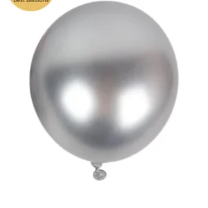 18" Chrome Balloons | Silver Color