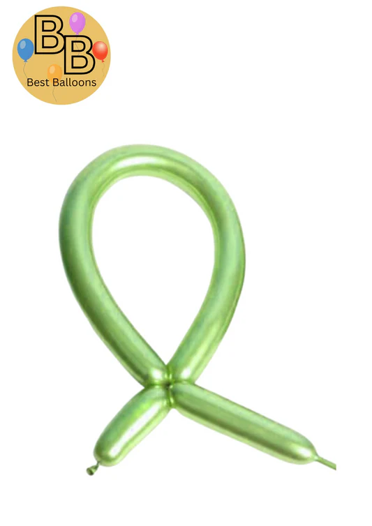 260B Chrome Magic Balloons | Lime Green Color
