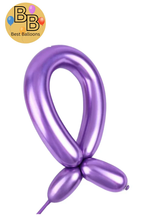 260B Chrome Magic Balloons | Purple Color