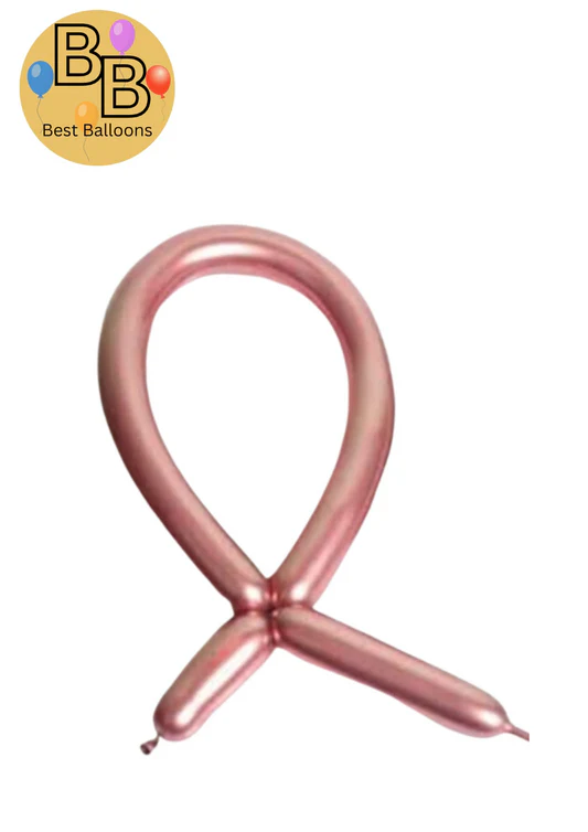 260B Chrome Magic Balloons | Rose Gold Color