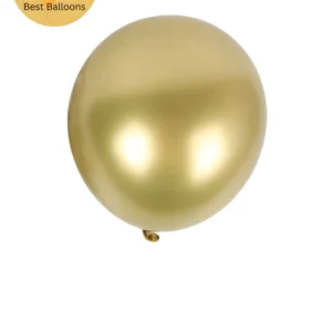 18" Chrome Balloons | Gold Color