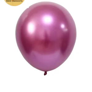 18" Chrome Balloons | Hot Pink Color