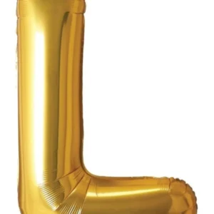 16" Gold L Letter Foil Balloons