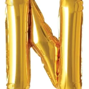 16" Gold N Letter Foil Balloons