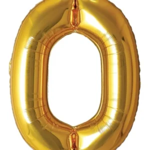 16" Gold O Letter Foil Balloons