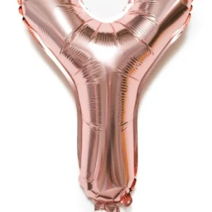 16" Rose Gold Y Letter Foil Balloon