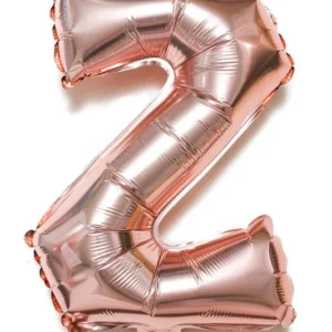 16" Rose Gold Z Letter Foil Balloon