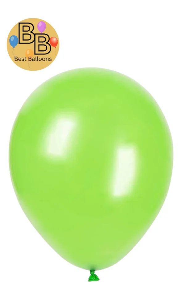 12" Standard Balloons | Lime Green Color