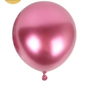 18" Chrome Balloons | Pink Color