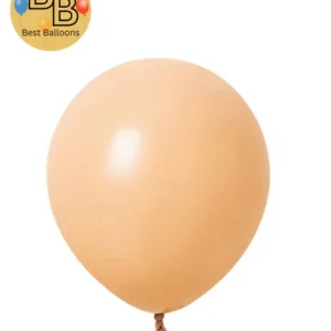 24" Retro Balloons | Beige Color