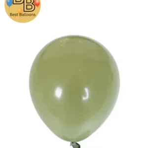 12" Retro Balloons | Sage Green Color