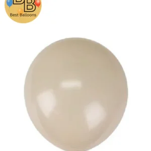 12" Retro Balloons | Sand White Color