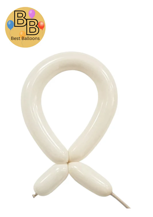 260B Retro Magic Balloons | Stand White Color