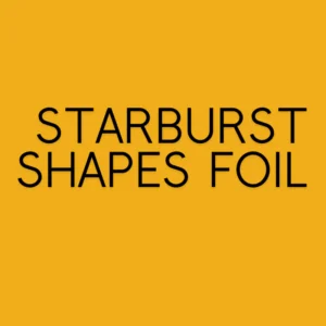 Starburst Shapes Foil Balloons