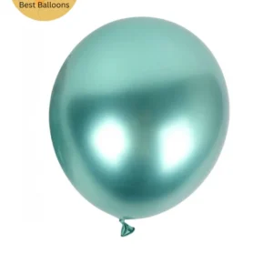 18" Chrome Balloons | Teal Color