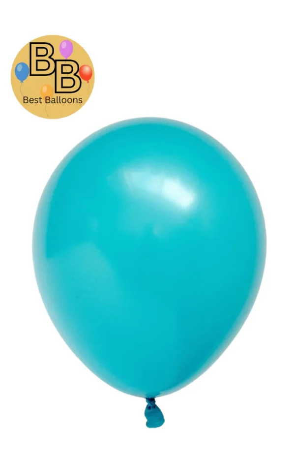 5" Standard Balloons | Turquoise Blue Color